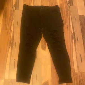 Size 20 american eagle jeans black